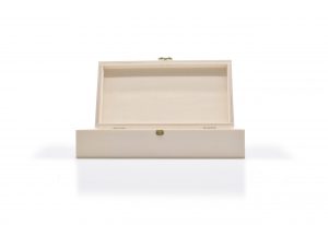 Caixa de madeira com fecho