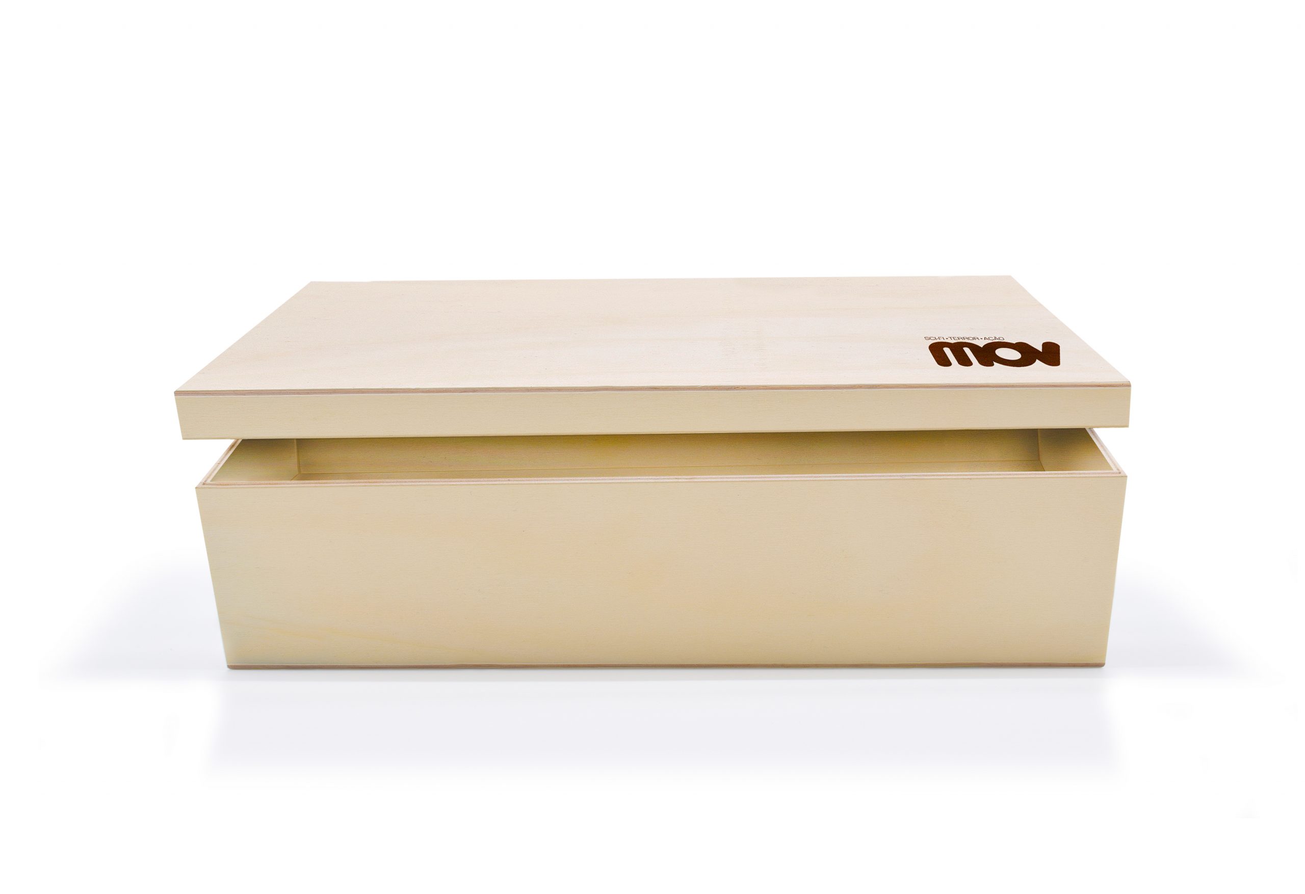 Caixa de madeira com tampa