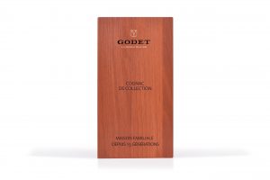 Caixa de madeira para garrafa
